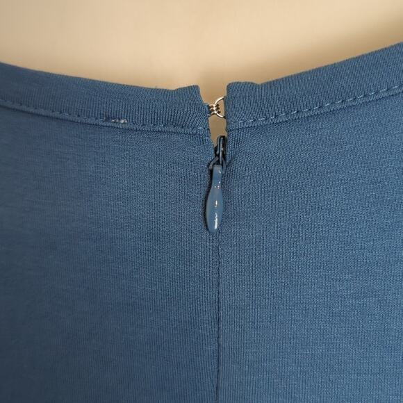 NWOT Royal Blue Long Dress Iridescent Women's Size 6 - Picture 10 of 12